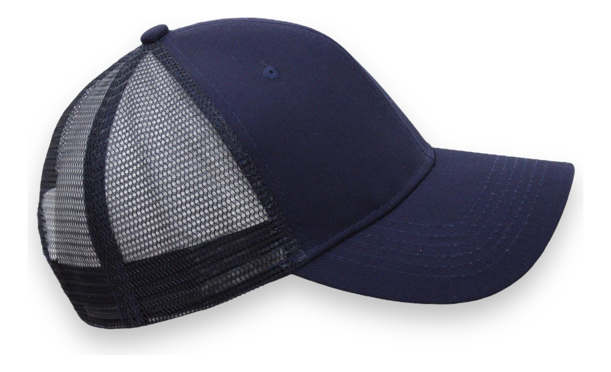 Foto 2 pulgar | Gorra Premium De Gabardina C/ Red Con Malla Atrás Azul Marino