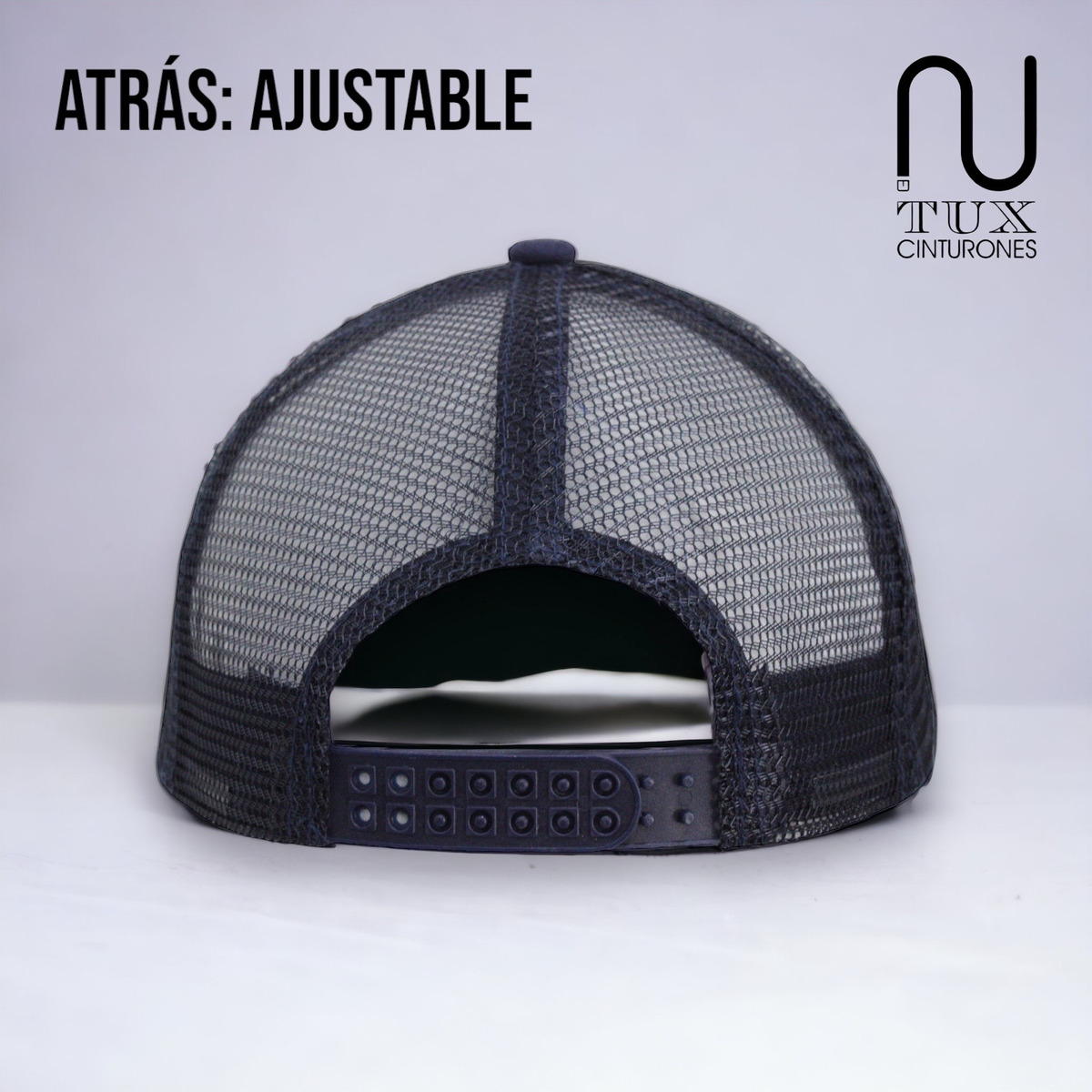 Foto 4 pulgar | Gorra Premium De Gabardina C/ Red Con Malla Atrás Azul Marino