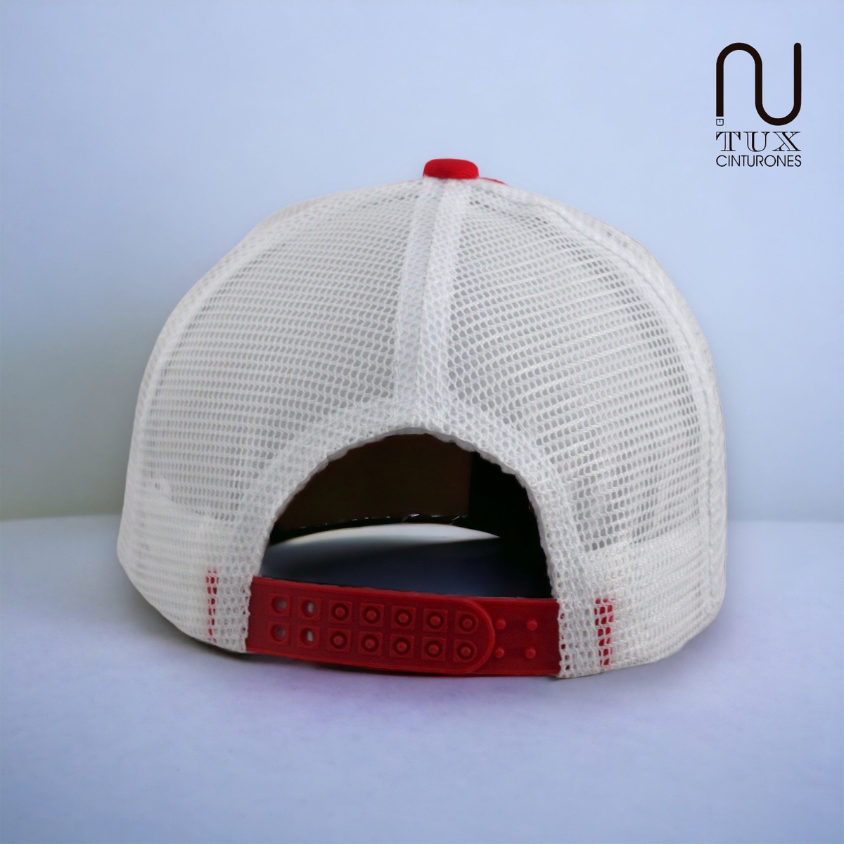 Foto 3 pulgar | Gorra Premium De Gabardina C/ Red Con Malla Atrás Rojo