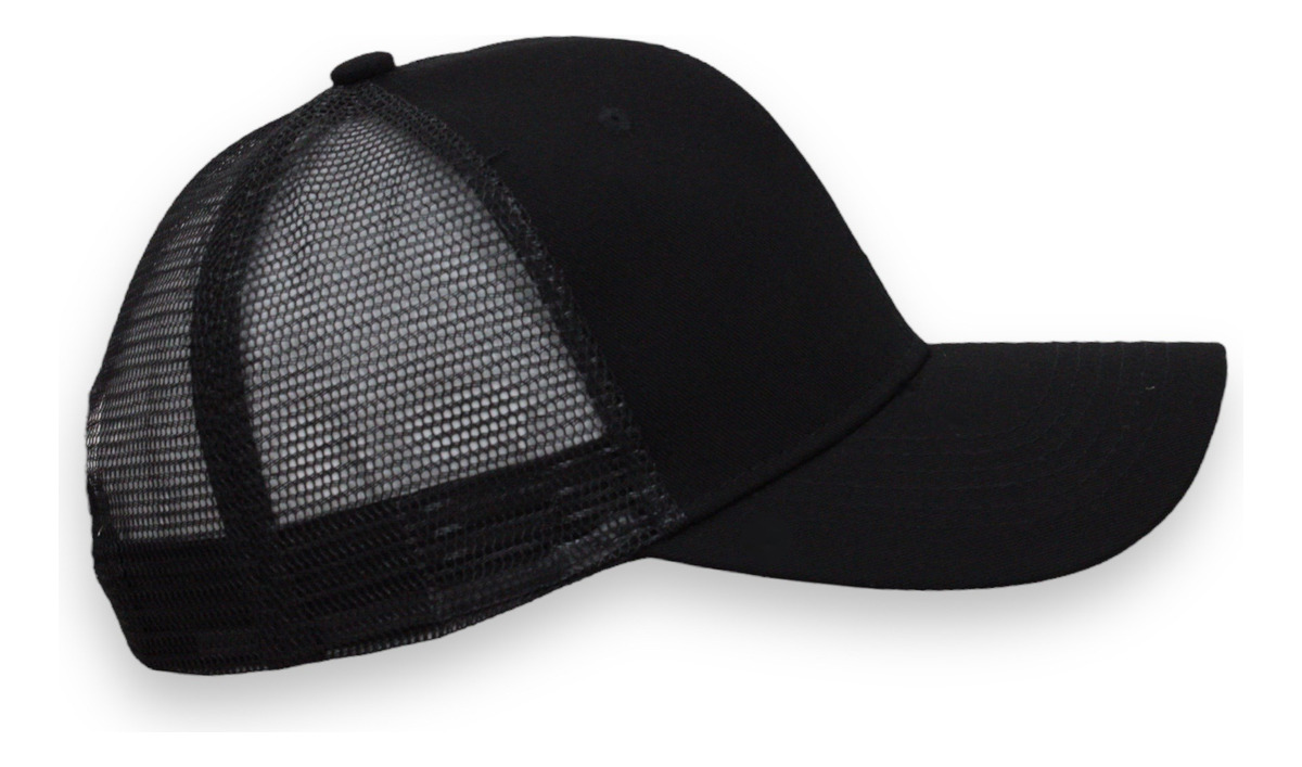 Foto 2 pulgar | Gorra Premium De Gabardina C/ Red Con Malla Atrás Negro