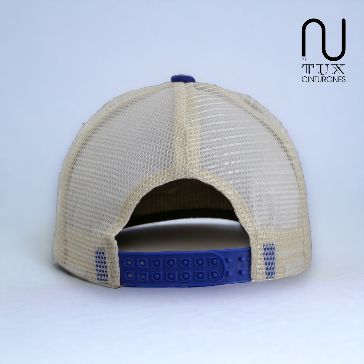 Foto 2 | Gorra Premium De Gabardina C/ Red Con Malla Atrás Azul Rey Red Beige