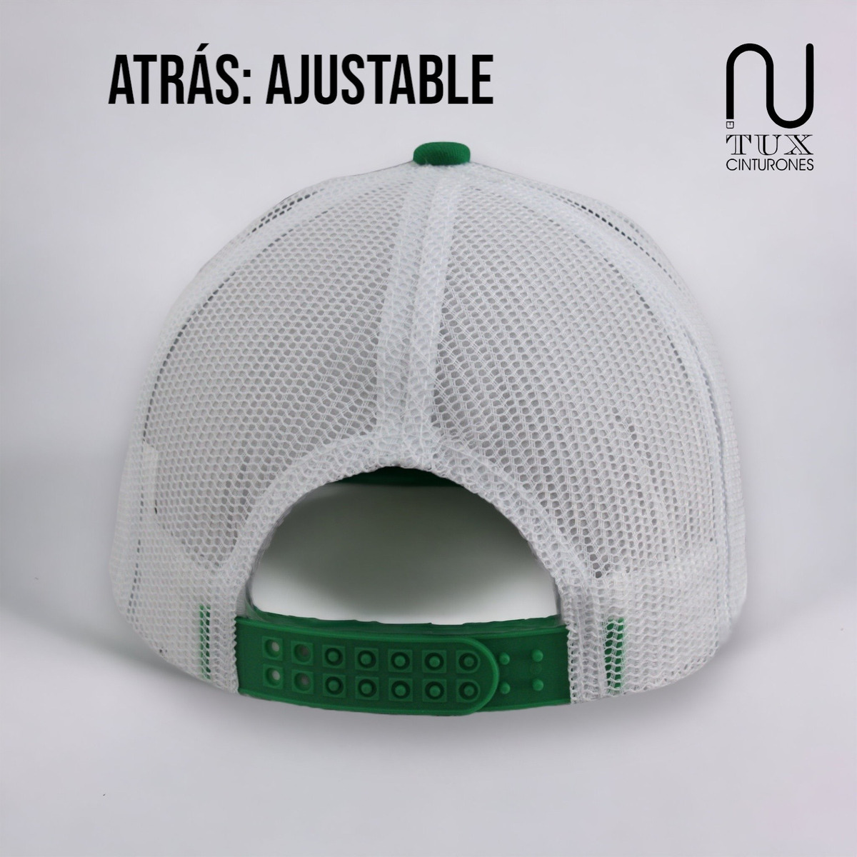 Foto 3 | Gorra Premium De Gabardina C/ Red Con Malla Atrás Verde Bandera