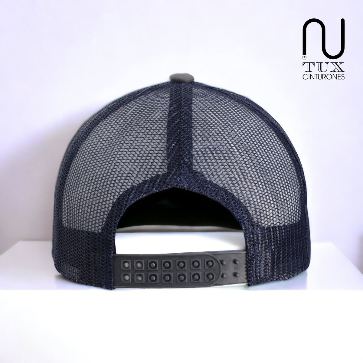 Foto 3 pulgar | Gorra Premium De Gabardina C/ Red Con Malla Atrás Negro Gris Red Azul