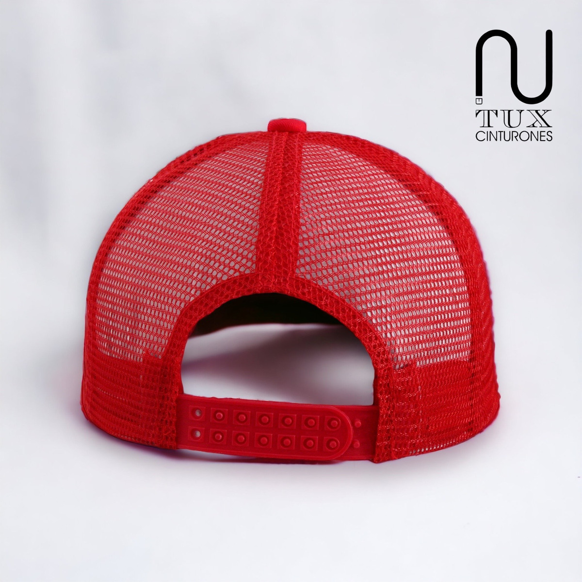 Foto 3 pulgar | Gorra Premium De Gabardina C/ Red Con Malla Atras Rojo Completo