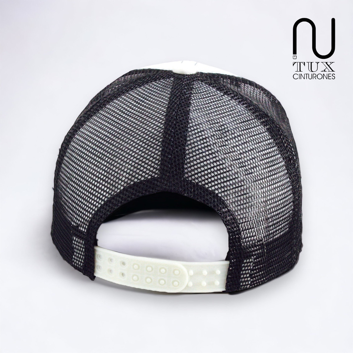 Foto 2 | Gorra Premium De Gabardina C/ Red Con Malla Atrás Negro Blanco Red Negro