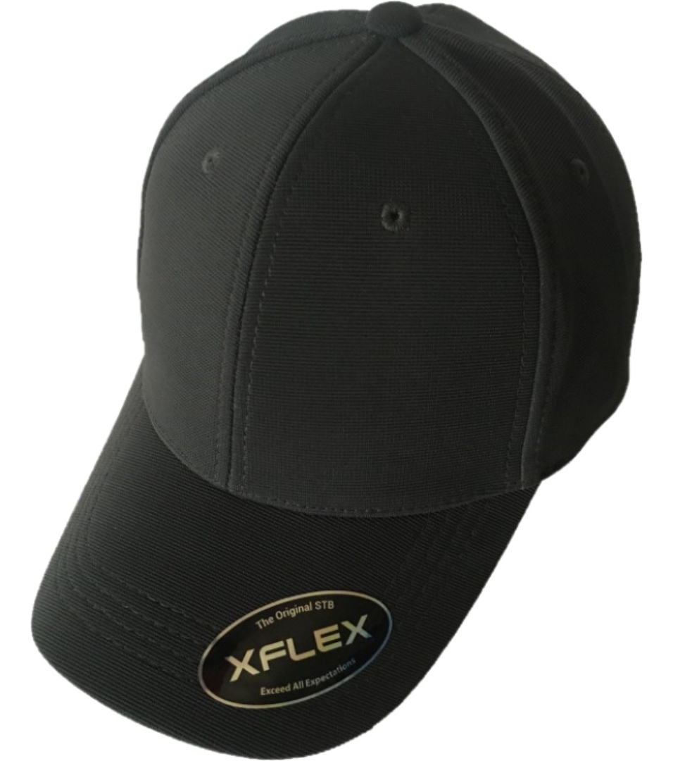 Foto 2 pulgar | Gorra Xflex Cerrada Lisa Para Bordar Gris Oscuro