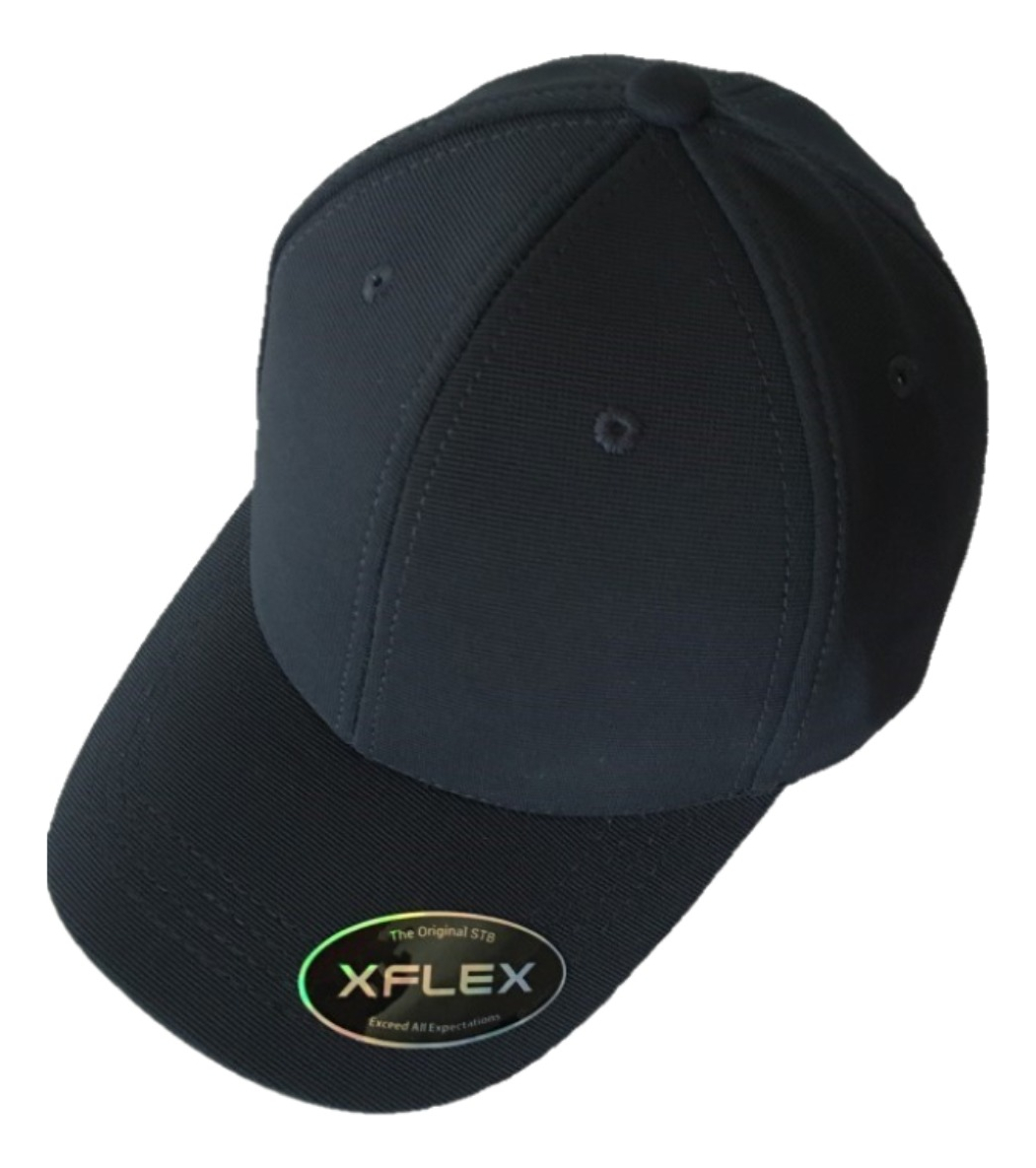 Foto 2 pulgar | Gorra Xflex Cerrada Lisa para Bordar Azul Marino