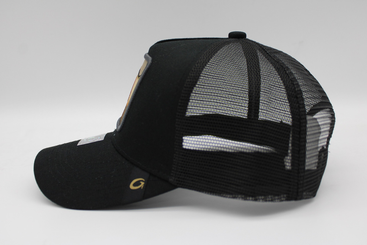 Foto 4 pulgar | Gorra Trucker para Hombres Ajustable Negra Vaca