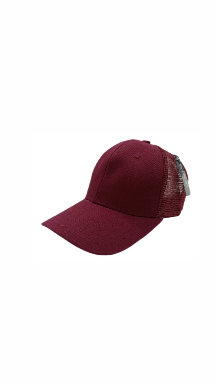 Foto 2 pulgar | Gorra De Gabardina Con Red,hombres Y Mujeres, Vino