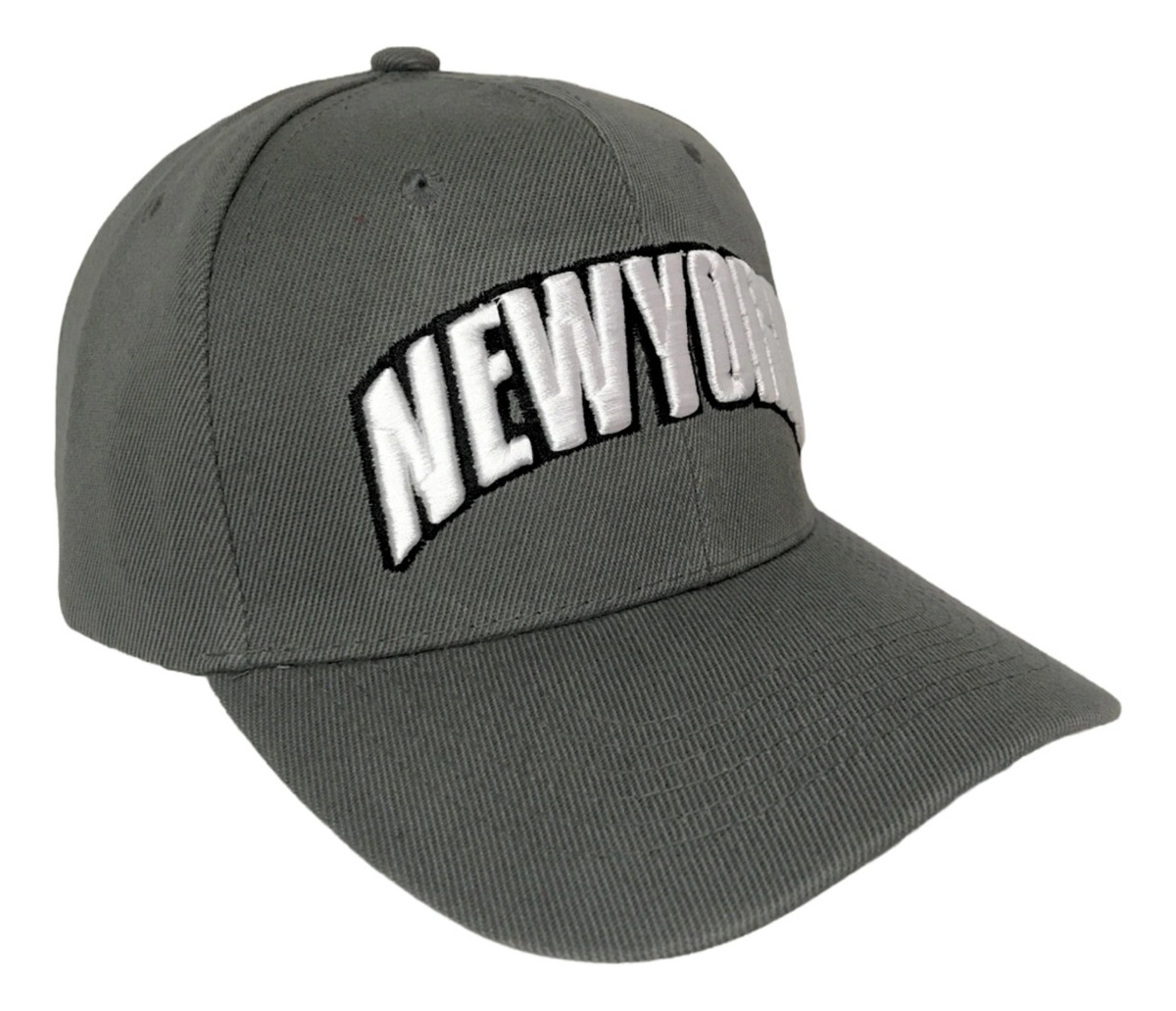 Foto 2 | Gorra Ciudades Económica Bordada, Gris New York