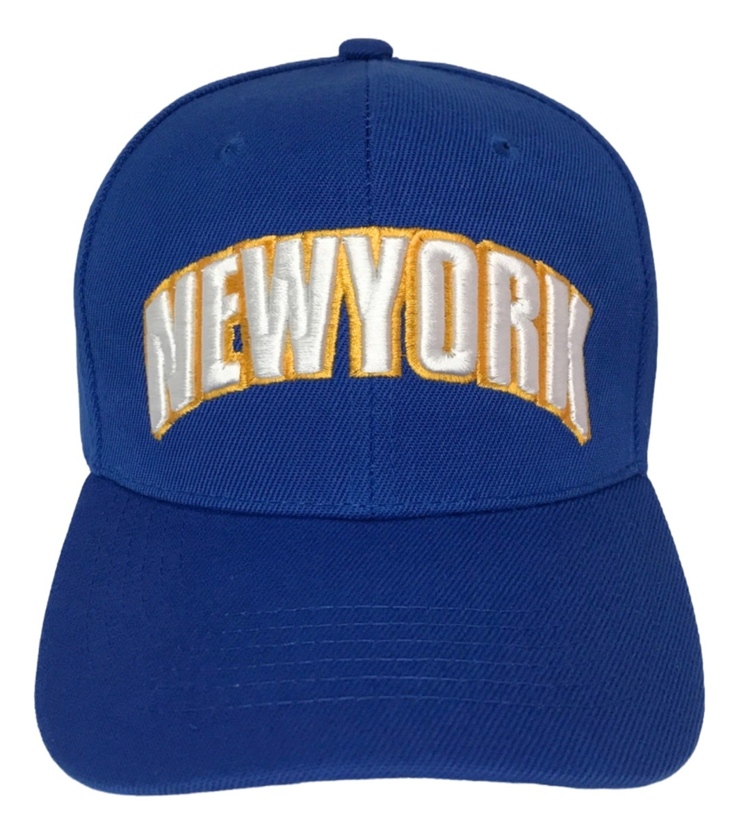 Foto 2 pulgar | Gorra Ciudades Económica Bordada, Azul New York