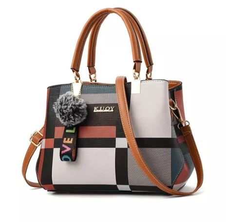 Bolso De Hombro Para Mujer, Marron