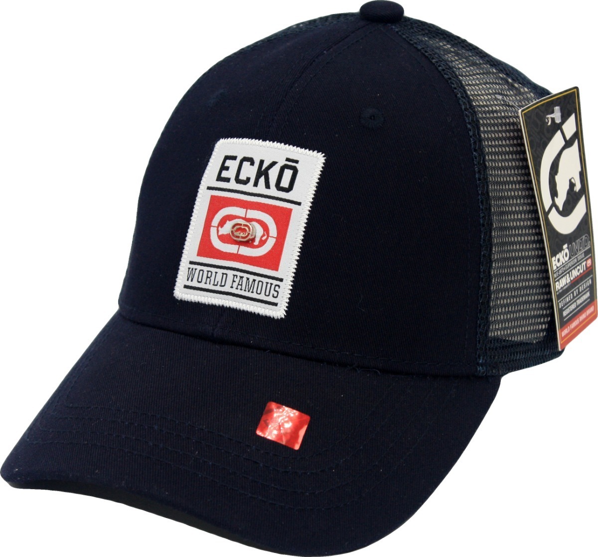 Gorra Táctica Malla Trucker Beisbol 06 Ecko Unltd Original Azul Marino