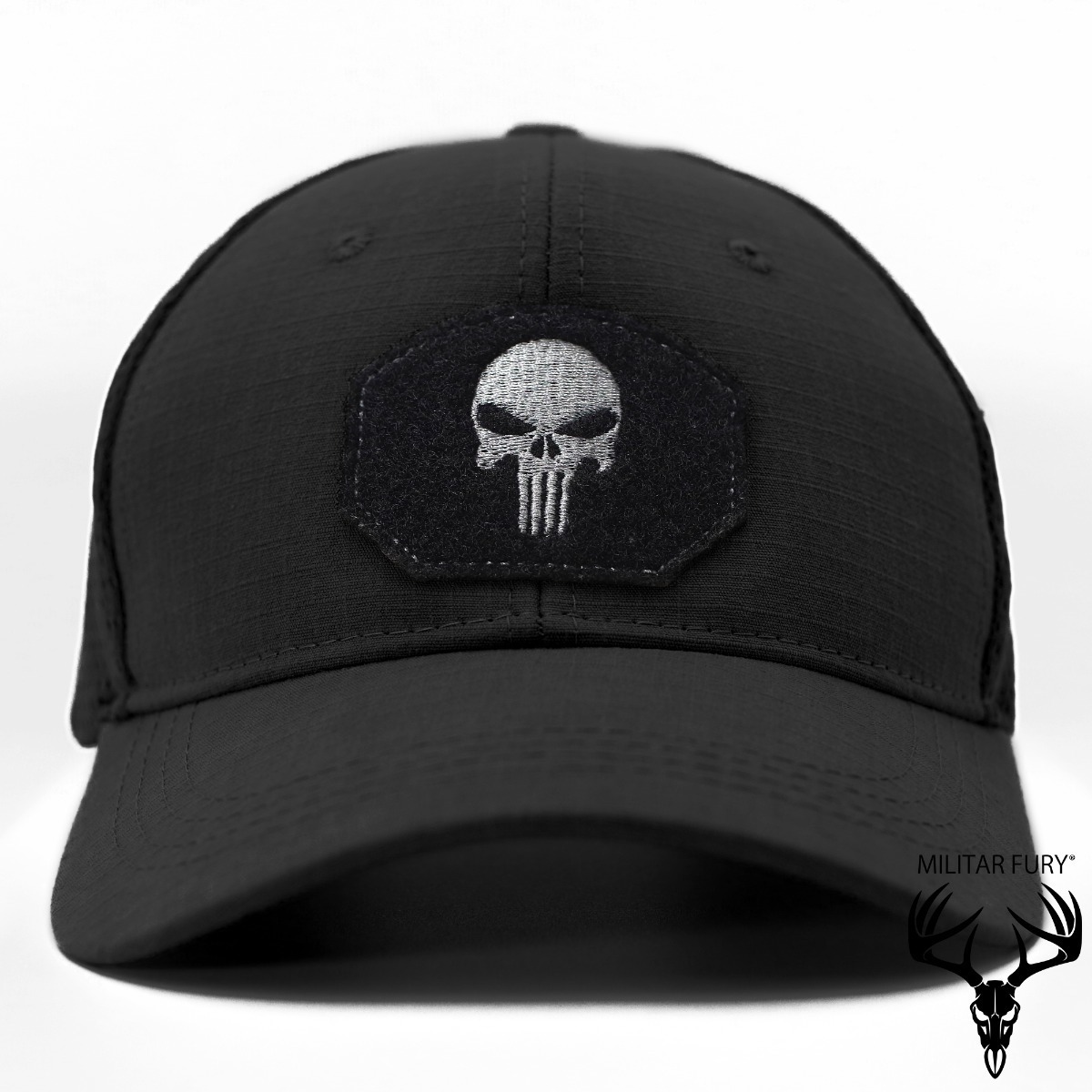 Foto 3 pulgar | Gorra Táctica Militar Punisher Beisbol Para Hombre Ajustable Negro