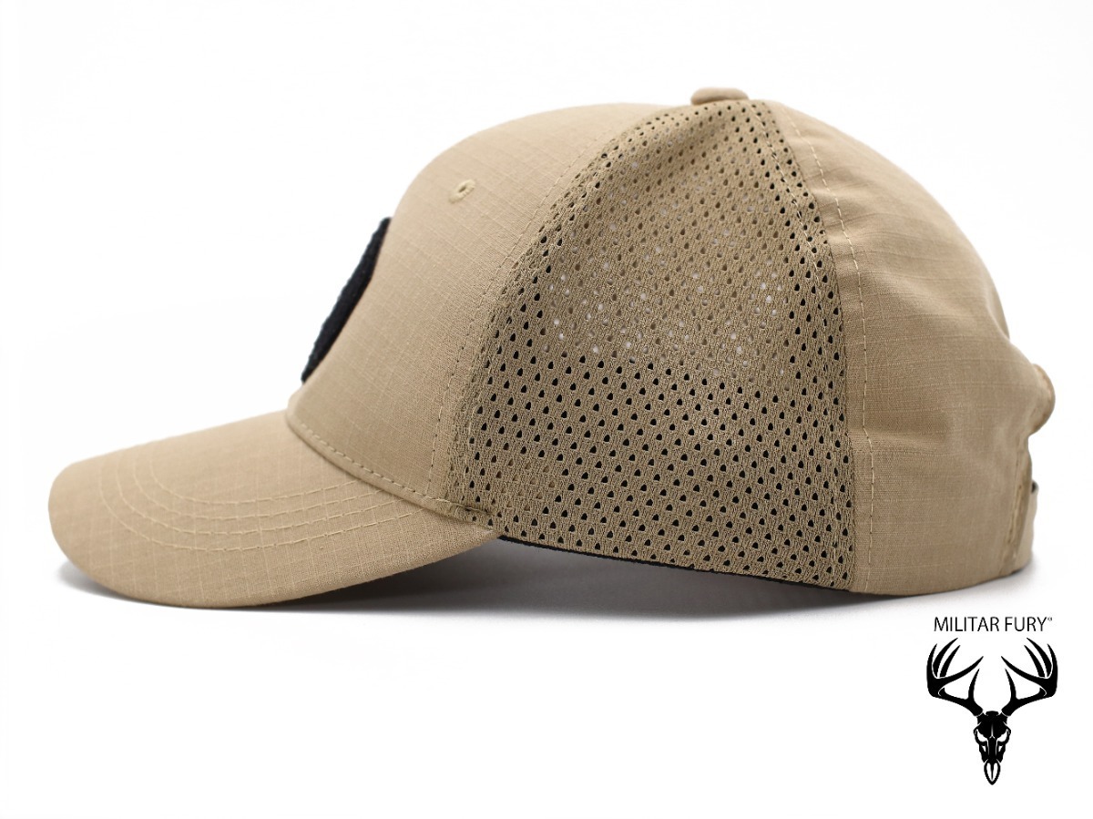 Foto 3 pulgar | Gorra Táctica Militar Punisher Beisbol Para Hombre Ajustable Beige