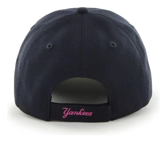 Foto 3 pulgar | Gorra Unisex ´47 Brand New York Yankees Original 3229484 Negro/rosa