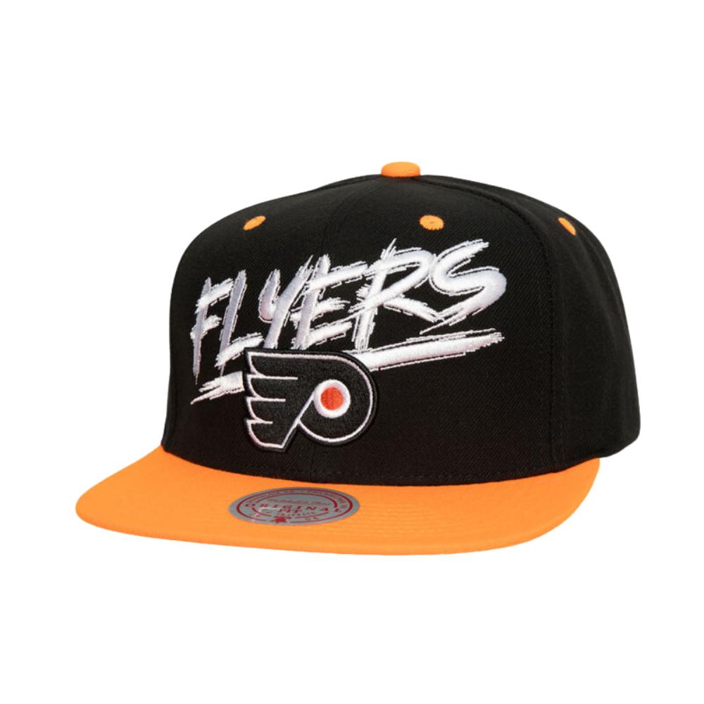 Foto 2 pulgar | Gorra Mitchell & Ness Flyers Vntg Trascript Negro