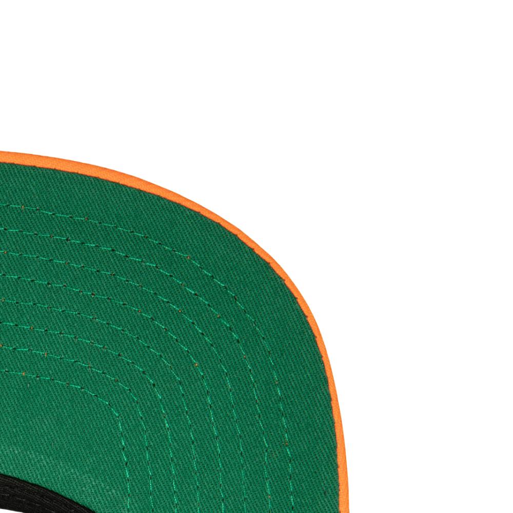 Foto 4 pulgar | Gorra Mitchell & Ness Flyers Vntg Trascript Negro