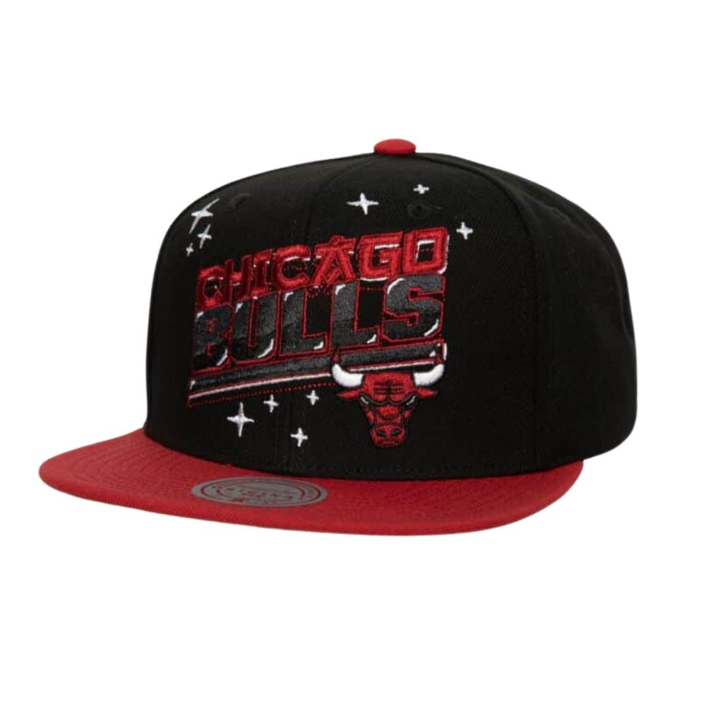 Foto 2 pulgar | Gorra Mitchell & Ness Bulls Anime Basquetbol Negro