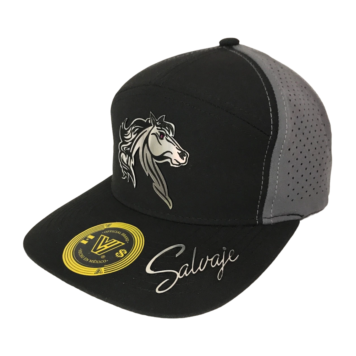 Gorra Vice Hats con Placa Negro para Hombre