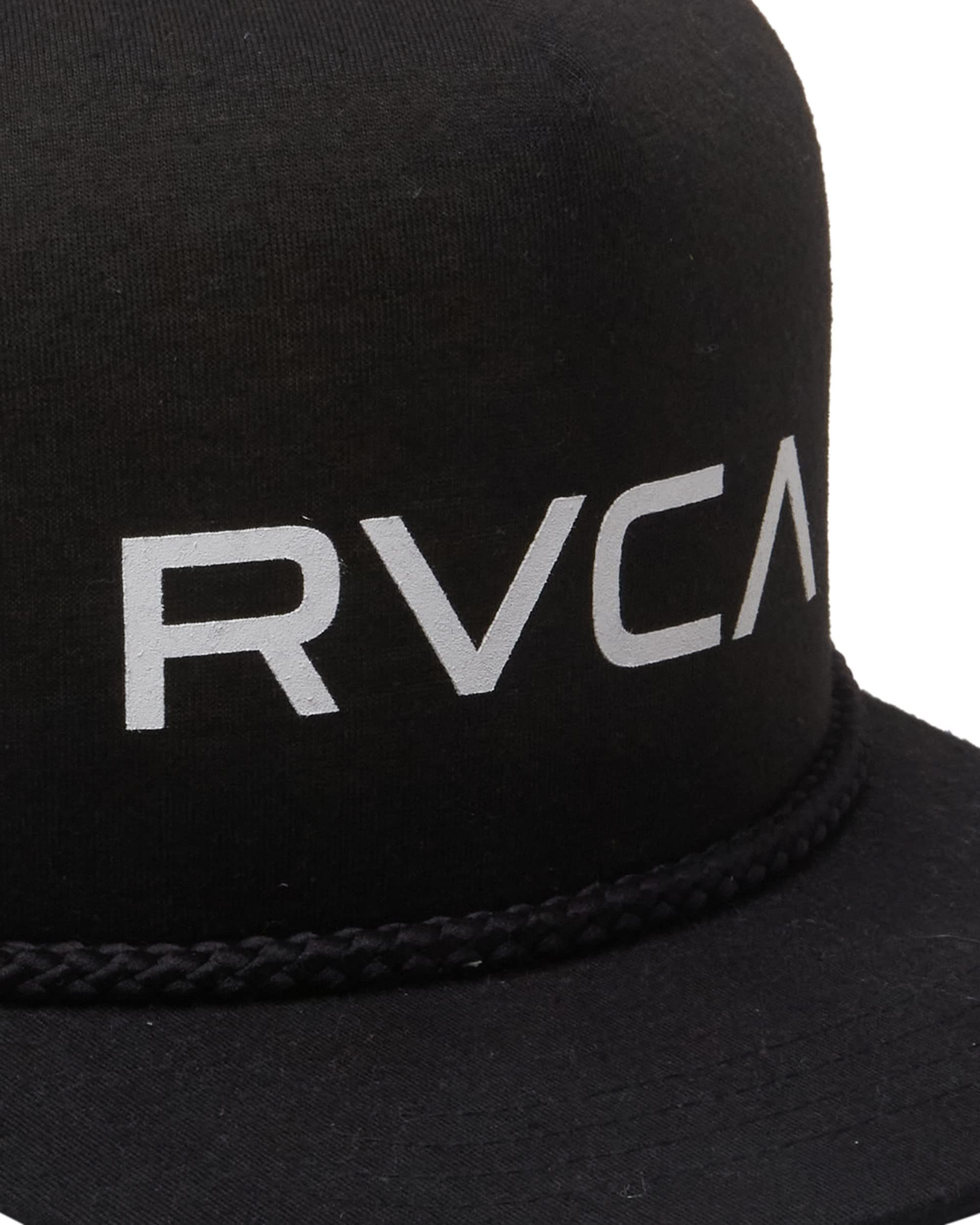 Foto 4 pulgar | Venta Internacional - Gorra RVCA Negra Staple Foamy Trucker para Hombre