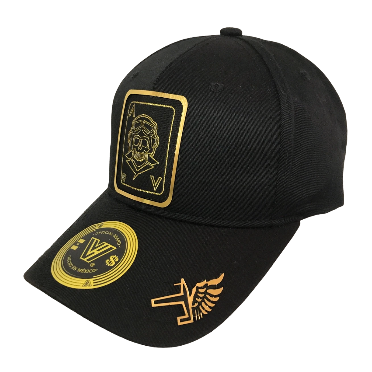 Foto 2 pulgar | Gorra Vice Hats con Placa Negro para Hombre