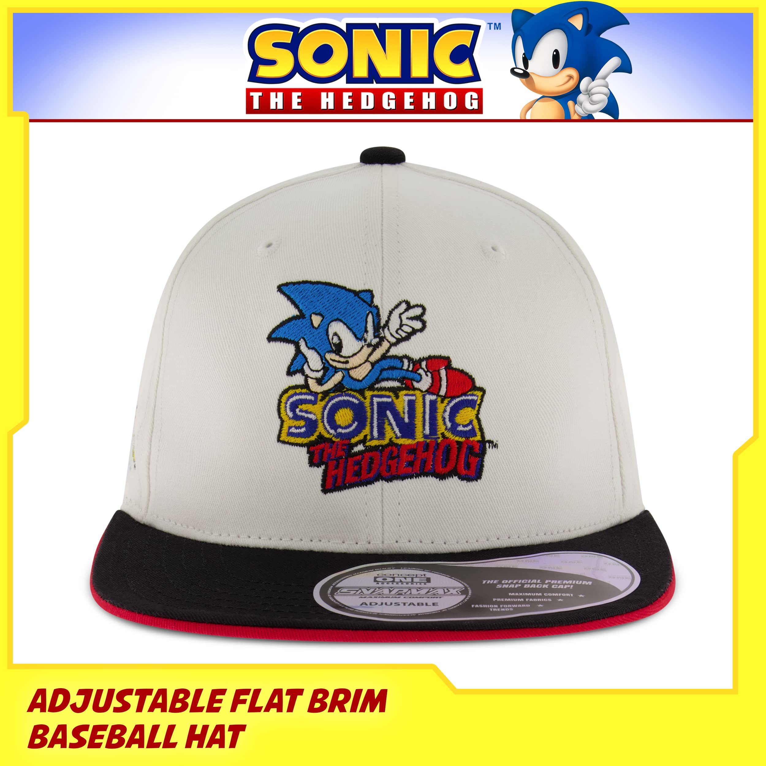 Foto 3 pulgar | Venta Internacional - Gorra de Béisbol Concept One Sonic The Hedgehog Adult Snapba