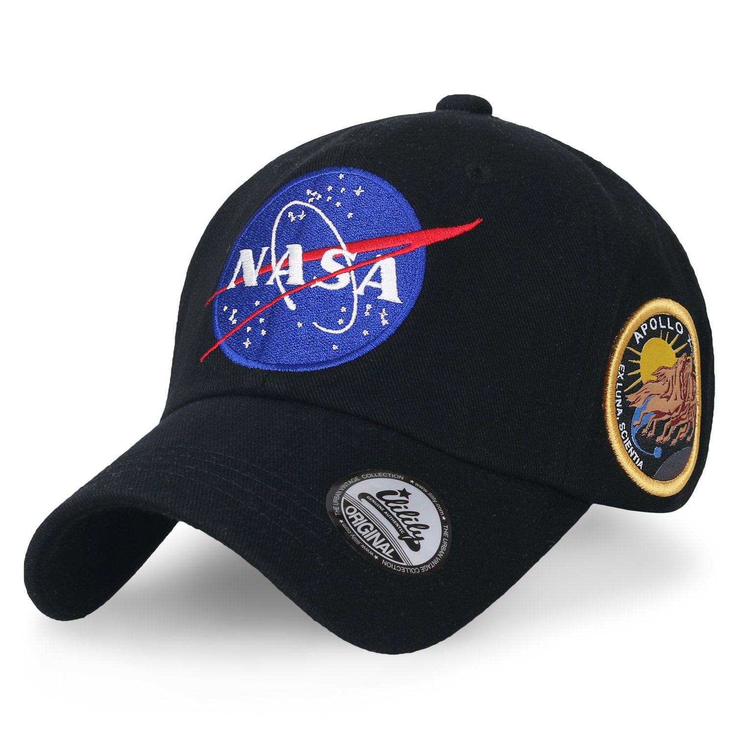 Foto 5 pulgar | Venta Internacional - Gorra de Beisbol Ililily Nasa Bordada con el Logotipo del Apolo 13