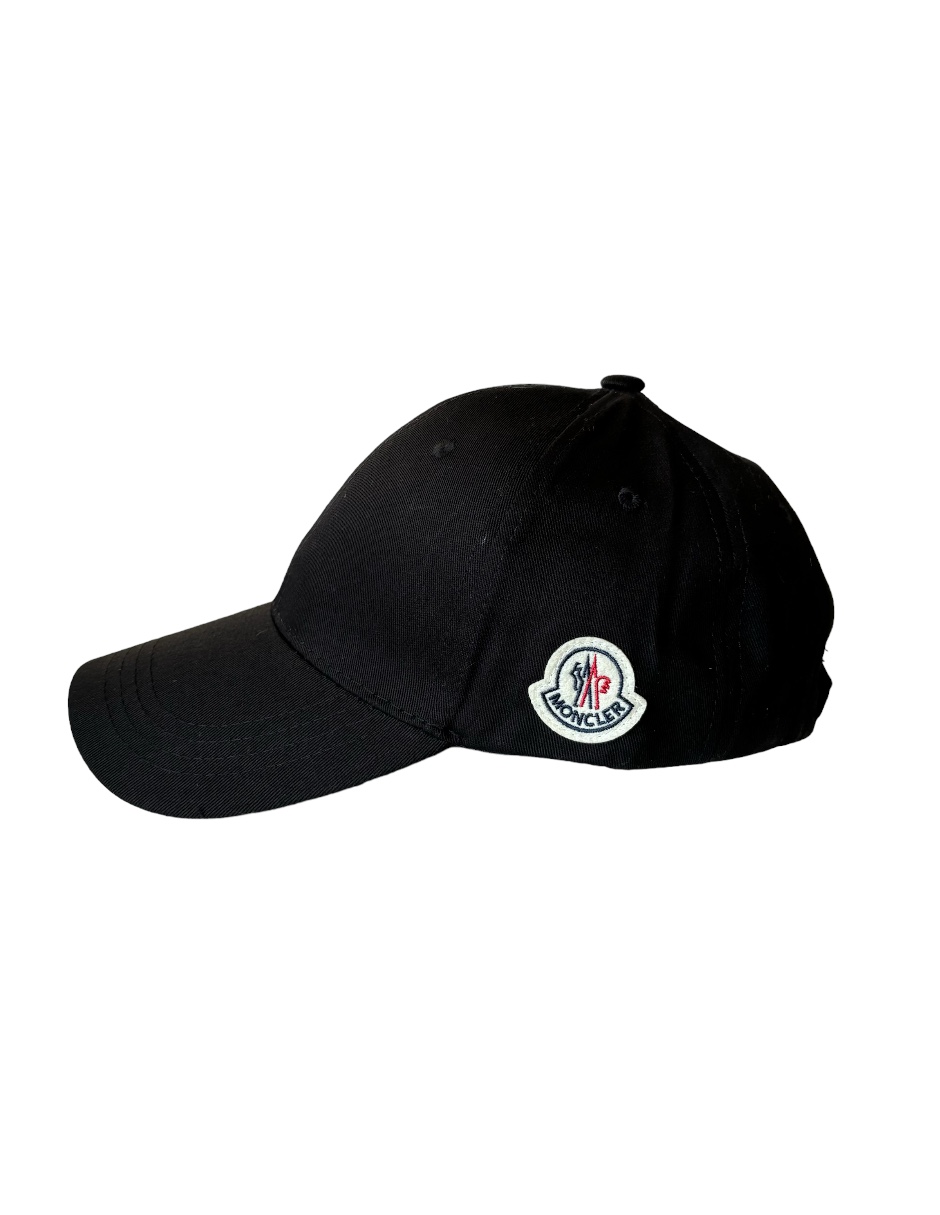 Foto 3 pulgar | Gorra Moncler Negra Ajustable para Hombre