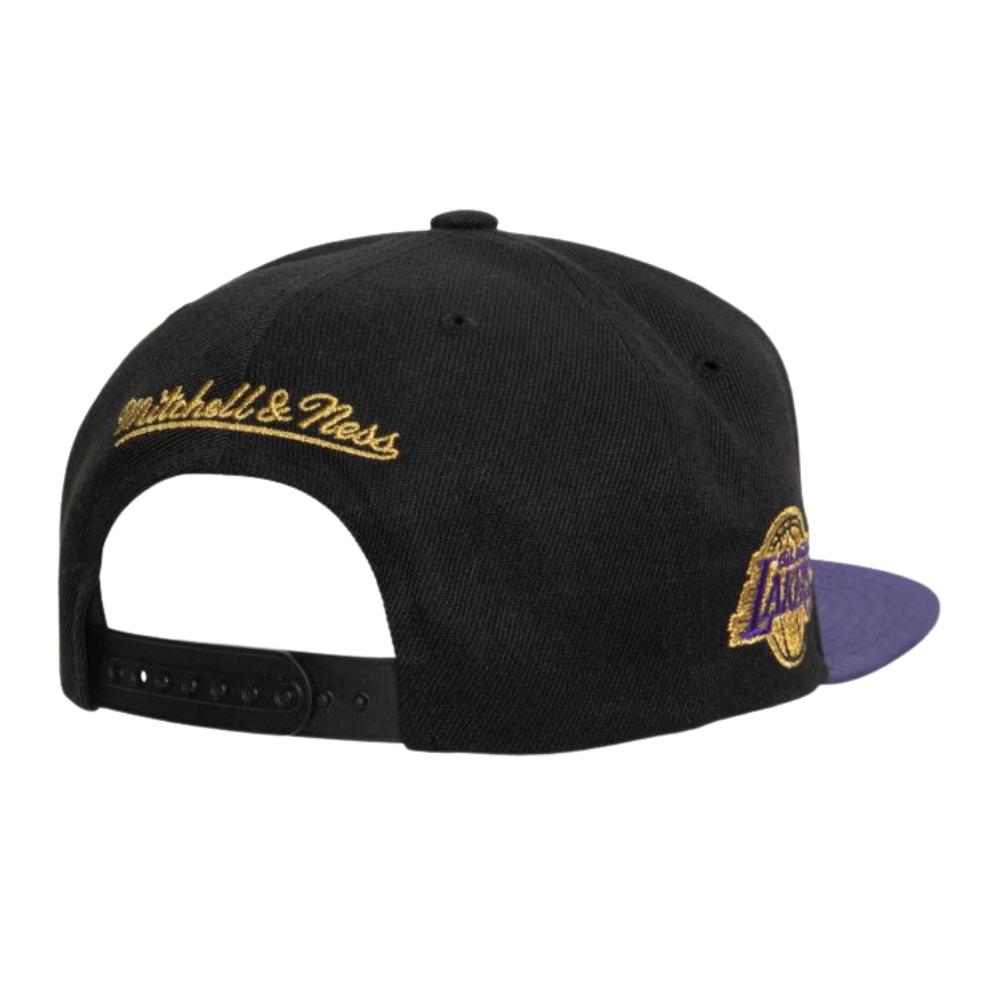 Foto 3 pulgar | Gorra Mitchell & Ness Negra Los Ángeles Lakers para Hombre