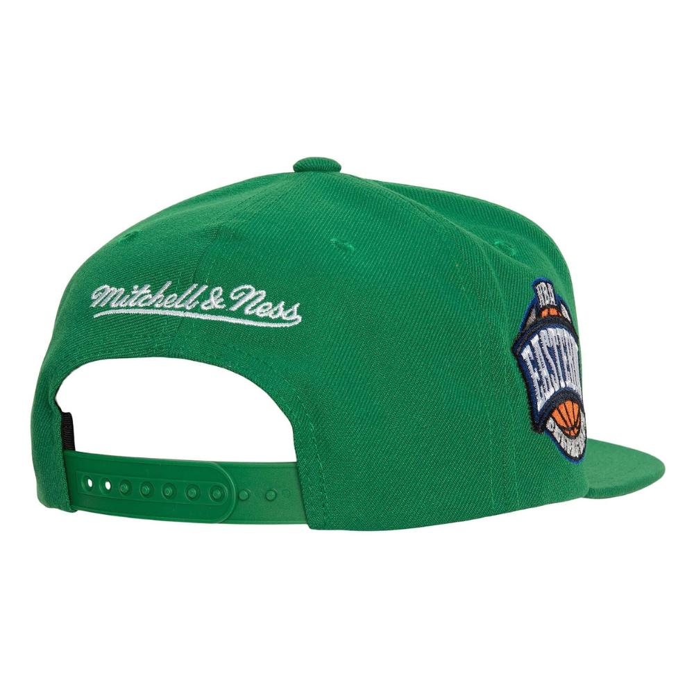 Foto 4 pulgar | Gorra Mitchell & Ness Conference Patch Boston Celtics  Verde