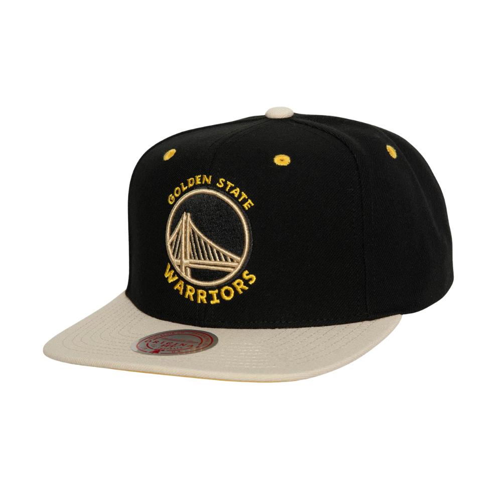 Foto 2 pulgar | Gorra Mitchell & Ness Pin Drop Golden State Negra