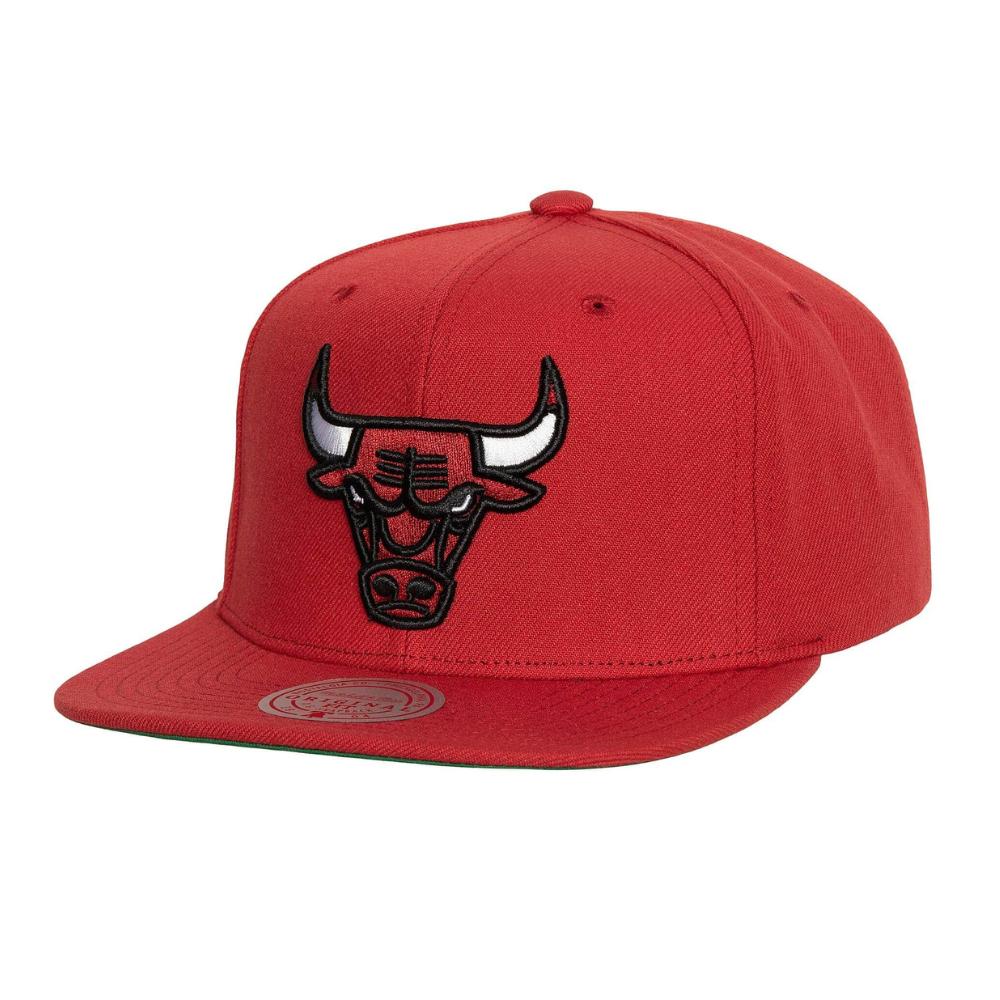 Foto 2 pulgar | Gorra Mitchell & Ness Conference Patch Bulls Roja