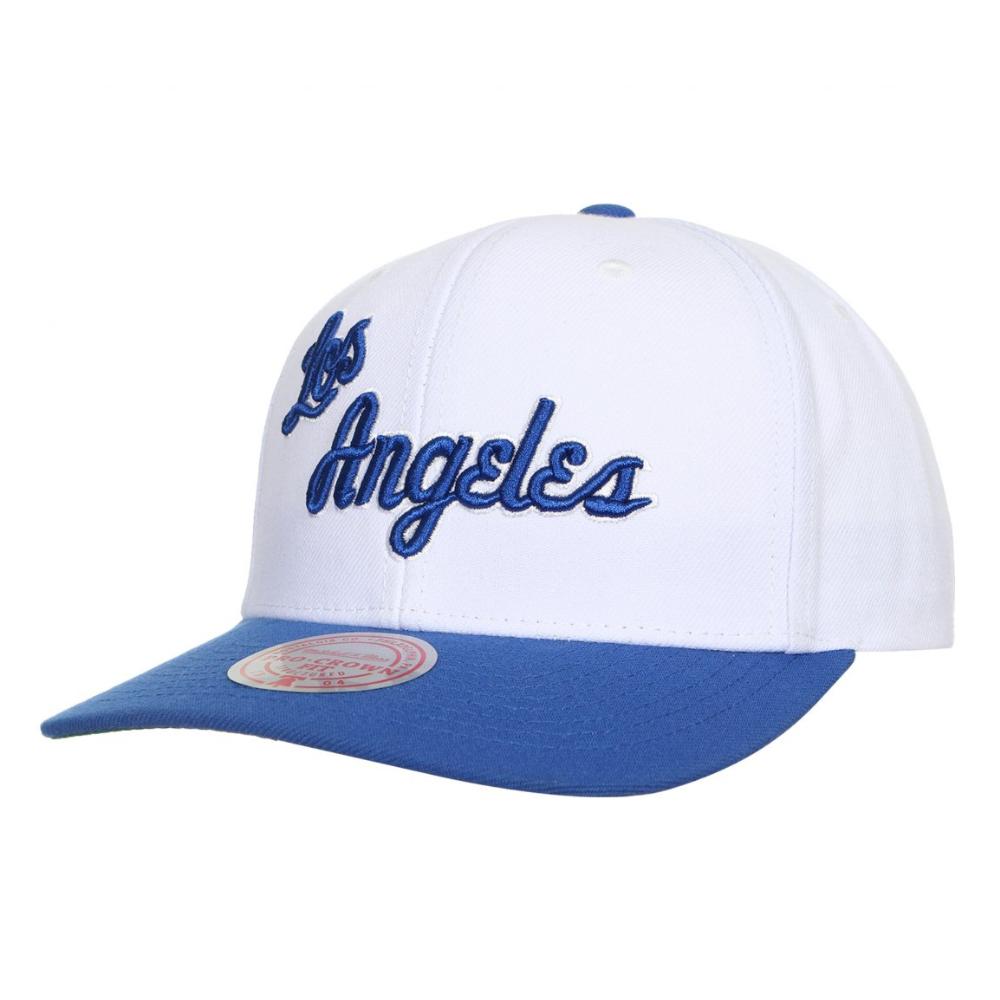 Foto 2 pulgar | Gorra Mitchell & Ness Team 2 Los Ángeles Lakers NBA Blanco