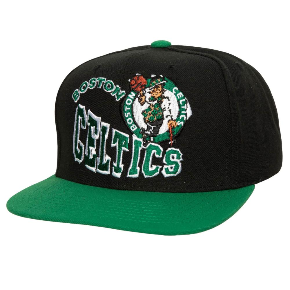 Foto 2 pulgar | Gorra Mitchell & Ness Crooked Path Boston Celtics NBA Negra