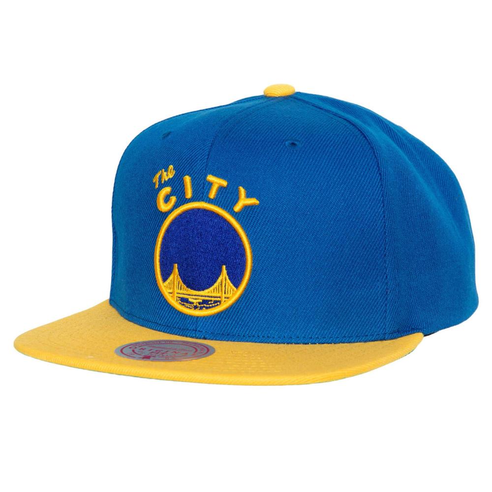 Foto 2 pulgar | Gorra Mitchell & Ness Side Core 2.0 State Warriors NBA Azul