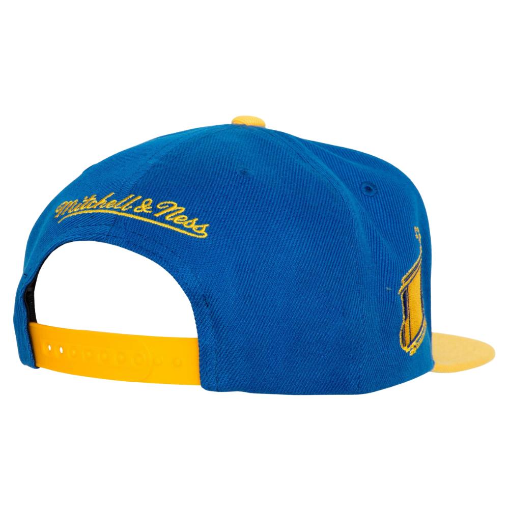 Foto 3 pulgar | Gorra Mitchell & Ness Side Core 2.0 State Warriors NBA Azul