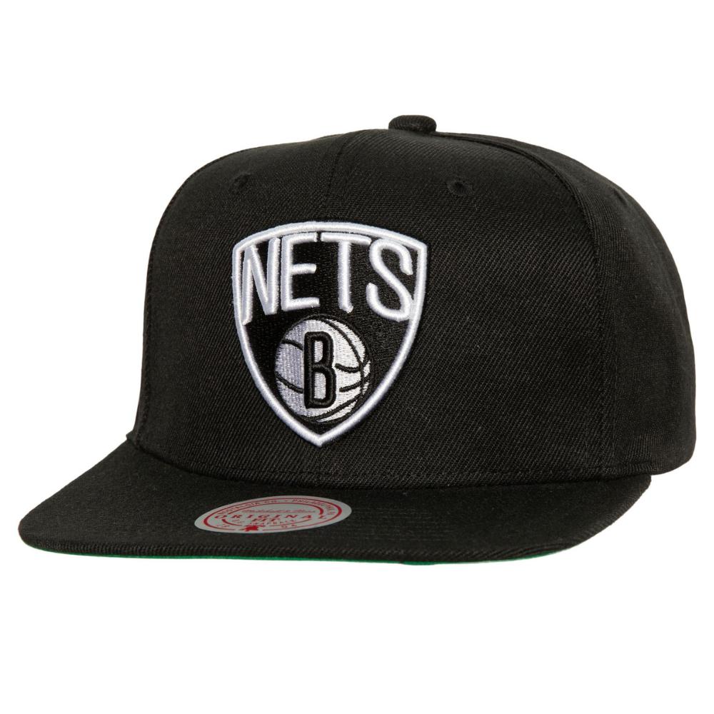 Foto 2 pulgar | Gorra Mitchell & Ness Side Jam Brooklyn Nets Negra NBA Basquetbol