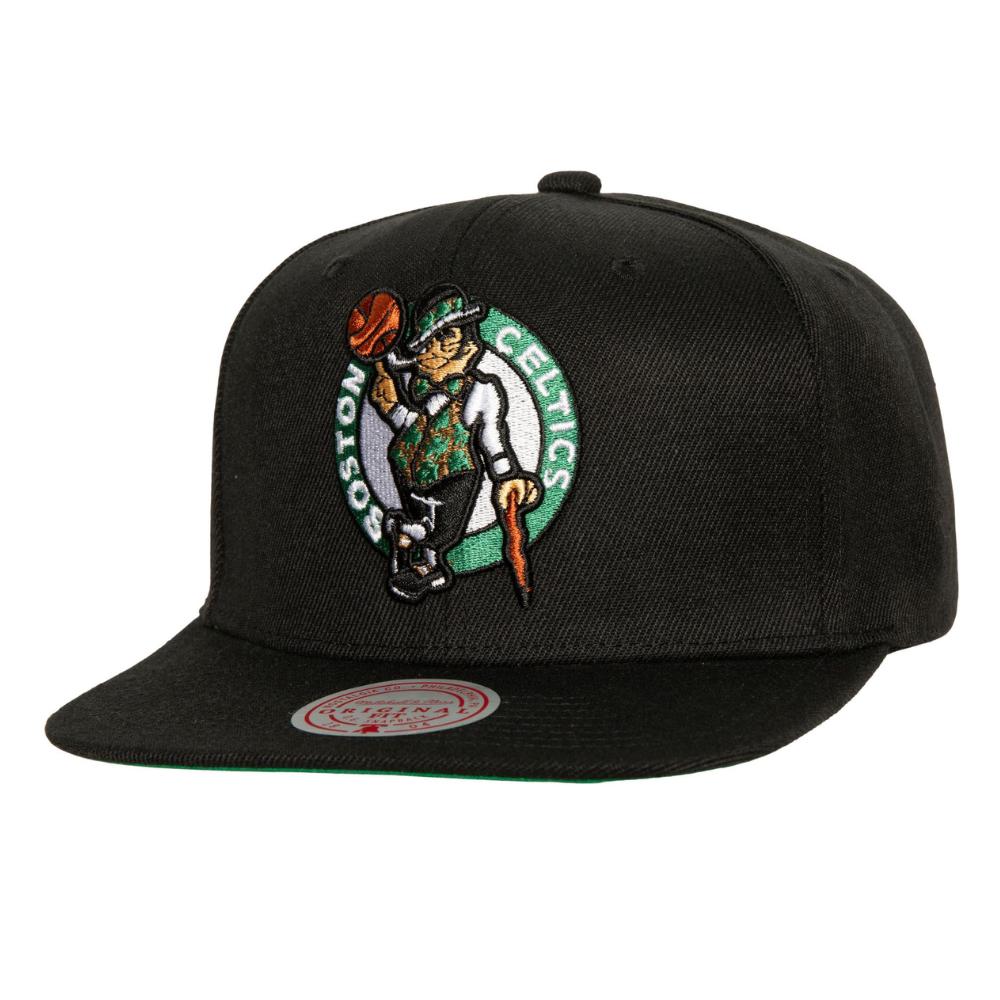 Foto 2 pulgar | Gorra Mitchell & Ness Negra Side Jam Celtics Basquetbol NBA