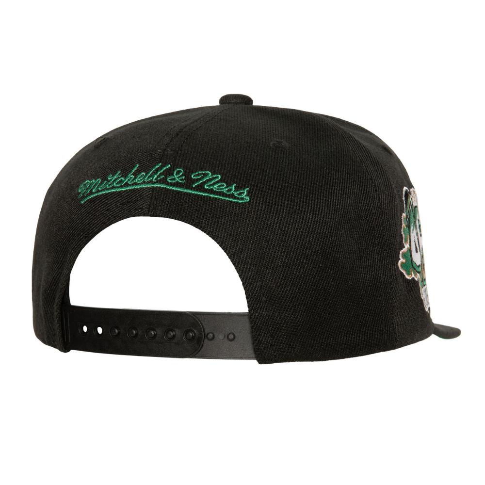 Foto 3 pulgar | Gorra Mitchell & Ness Negra Side Jam Celtics Basquetbol NBA