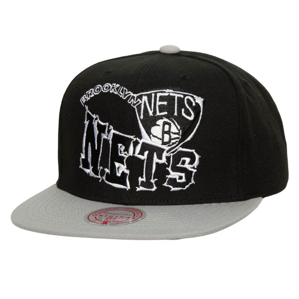 Foto 2 pulgar | Gorra Mitchell & Ness Crooked Path Brooklyn Nets Nba Negro