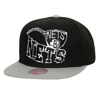 Foto 1 | Gorra Mitchell & Ness Crooked Path Brooklyn Nets Nba Negro
