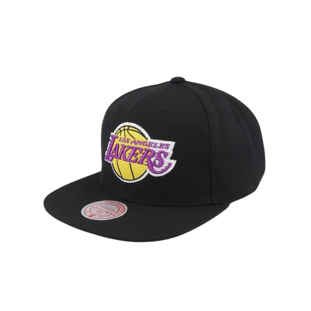 Foto 2 pulgar | Gorra Mitchell & Ness Neon Tropical LA Lakers NBA Negro para Hombre