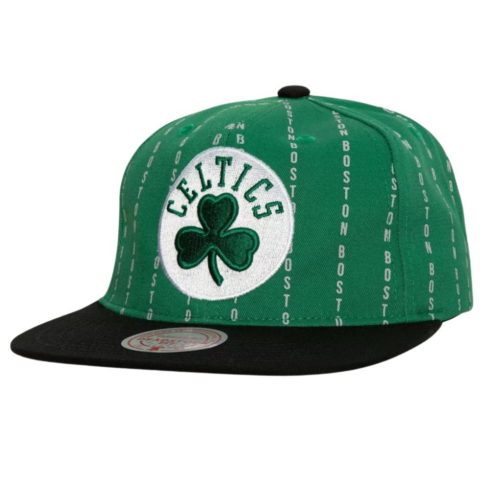 Foto 2 pulgar | Gorra Mitchell & Ness Pinstripe Deadstock Celtics Basquetbol Verde para Hombre