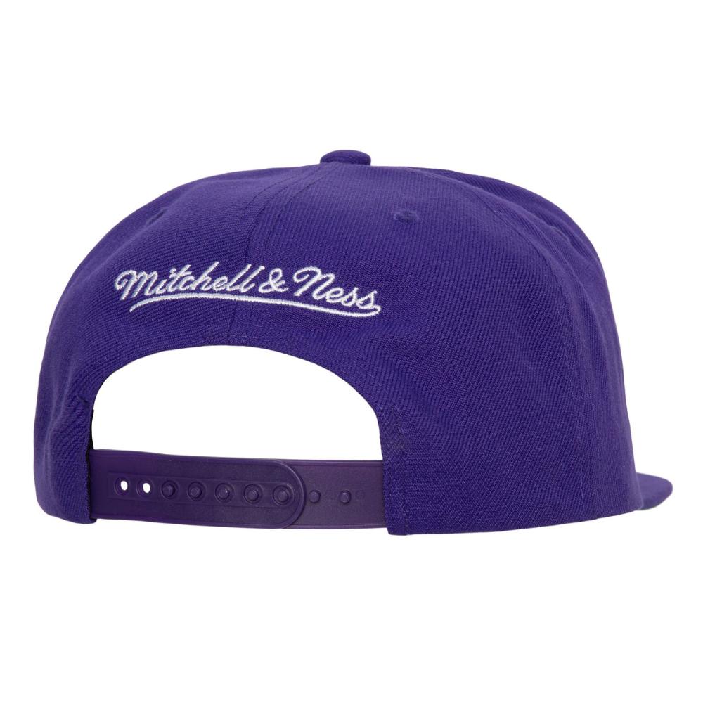 Foto 3 pulgar | Gorra Mitchell & Ness Champ Stack Raptors Basquetbol Púrpura para Hombre