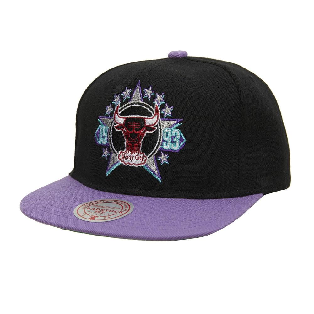 Foto 2 pulgar | Gorra Mitchell & Ness Asg 2 Tone Deadstock Bulls Basquetbol NBA Negro para Hombre