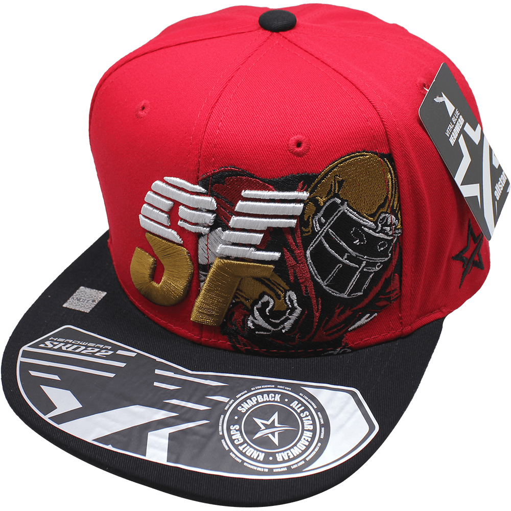 Gorra Vitalblue Sf Color Rojo/ Negro 57 Cm