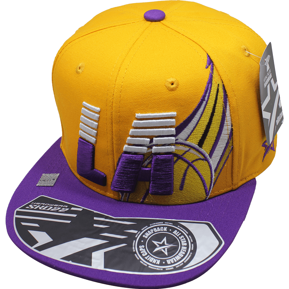 Gorra Vitalblue La Color Amarillo/ Morado 57 Cm