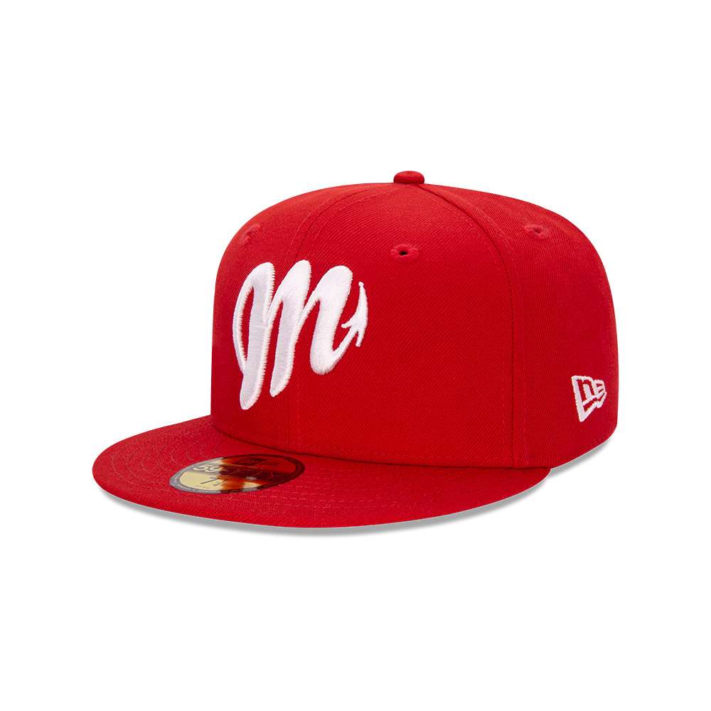 New Era Gorra Oficial de Juego México Diablos 59fifty Cerrada Unisex LMB