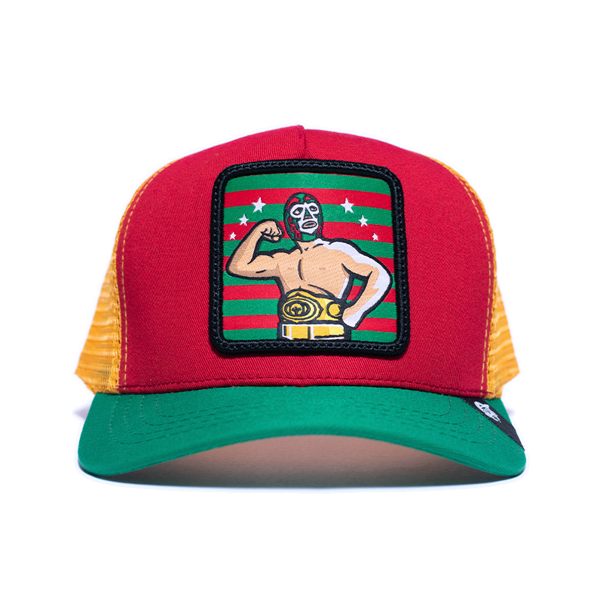 Gorra Original Curva Pook Personaje Luchador